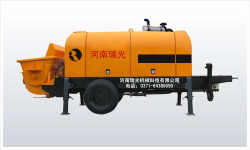 diesel engine concrete pump